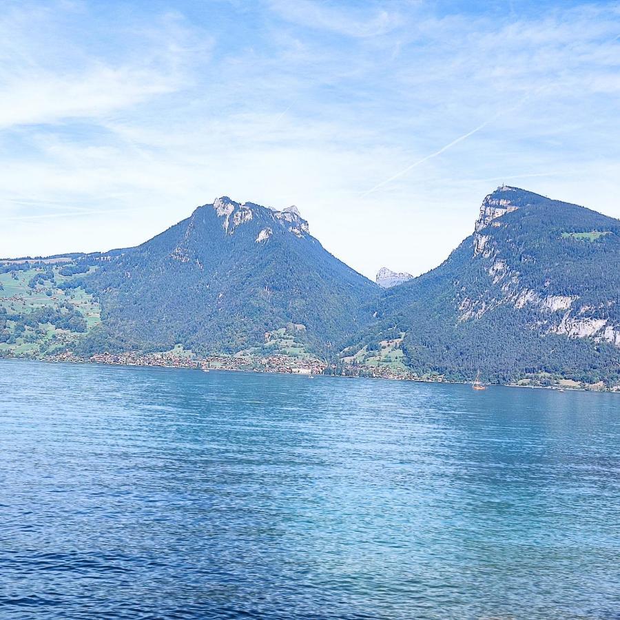 Spiez Lakeview By The Station Room C المظهر الخارجي الصورة